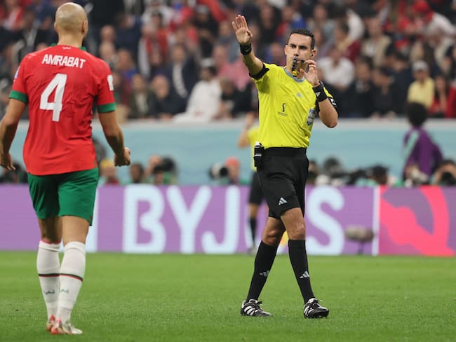 Selección de Marruecos protesta en contra del arbitraje de César Ramos en la semifinal
