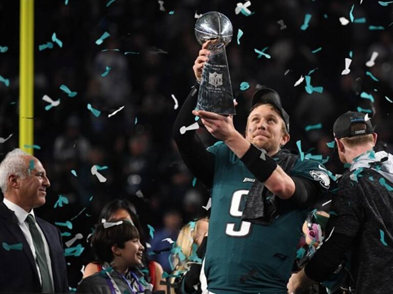 Eagles vs Pats en el Super Bowl. Foto: Getty Images