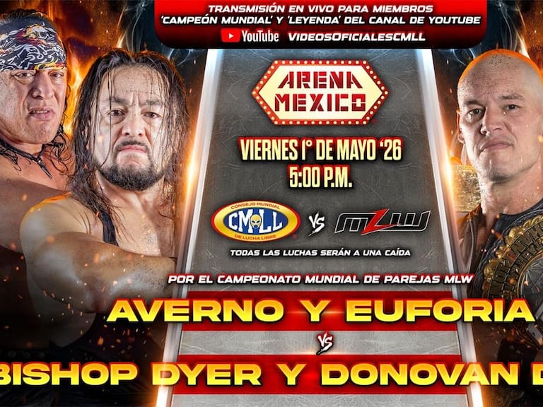 ¡Las estrellas del CMLL chocarán ante las de MLW en la Arena México!