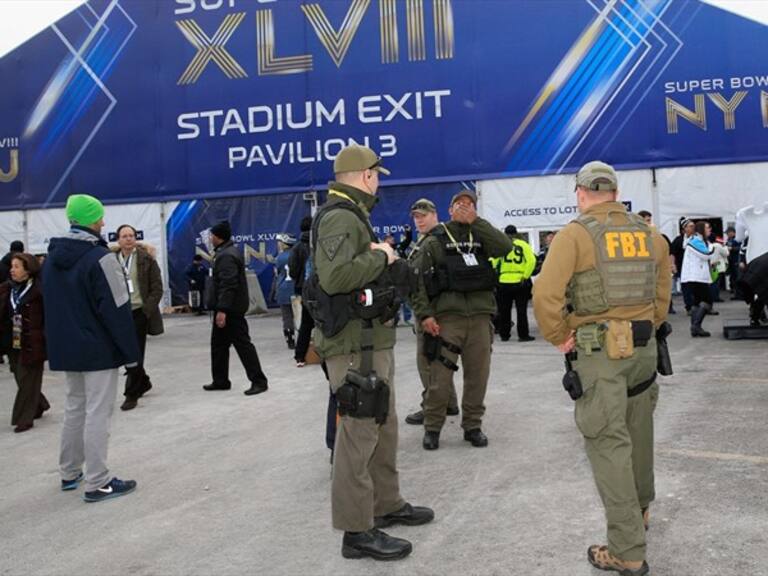 Seguridad en un Super Bowl. Foto: Getty Images