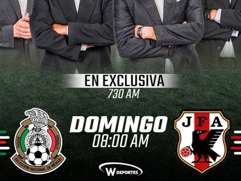 México vs Japón en vivo online . Foto: W Deportes