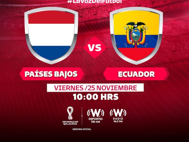 Países Bajos vs Ecuador, en VIVO y en directo online, Qatar 2022, Jornada 2, Grupo A, Copa del Mundo