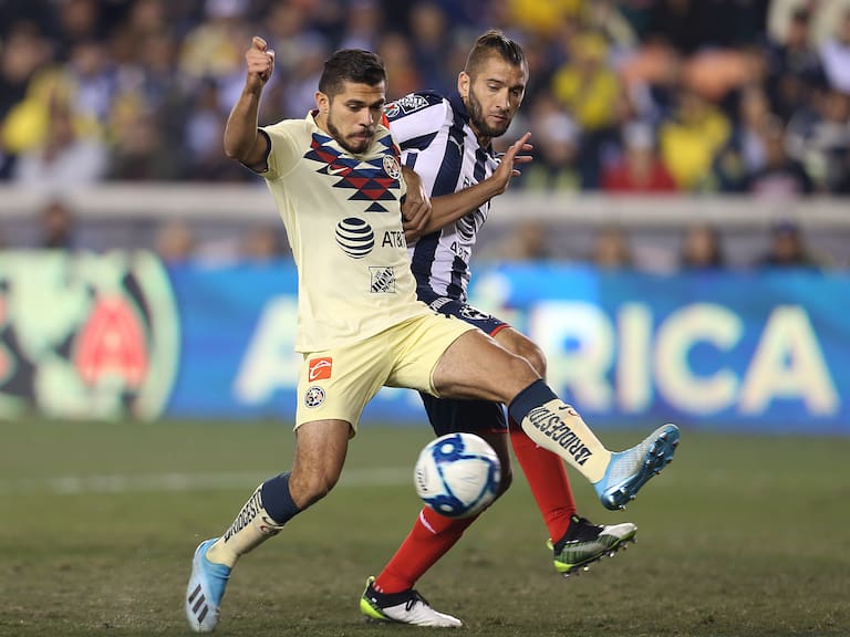 Henry Martín con el America 2019 vs Rayados