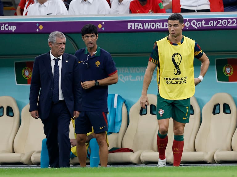 Cristiano Ronaldo no quiso entrenar con los suplentes.