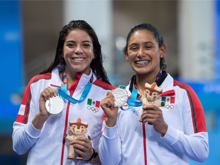 Alejandra Orozco y Gabriela Agundez Clavados. Foto: Mexsport