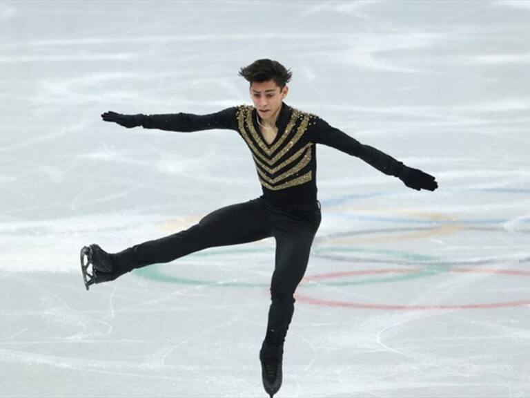 El atleta mexicano se metió al programa libre de patinaje artístico. Foto: GETTY