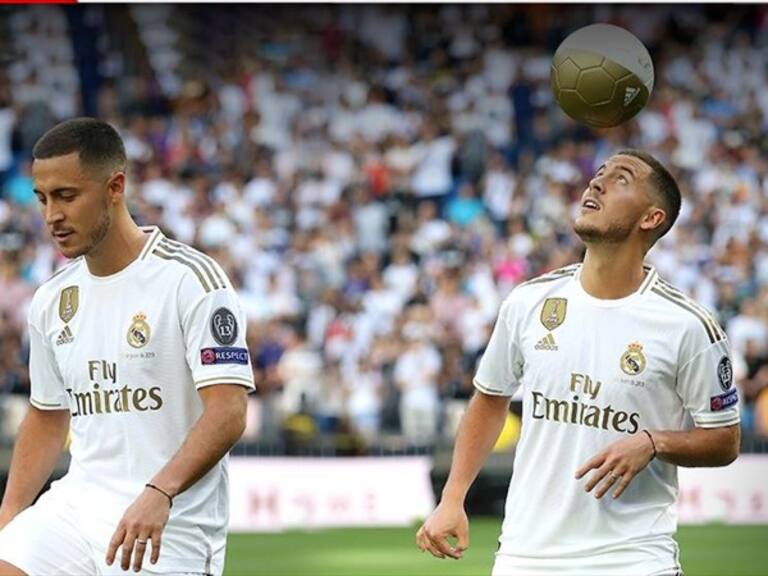 Eden Hazard fue presentado con el Real Madrid. Foto: Getty Images