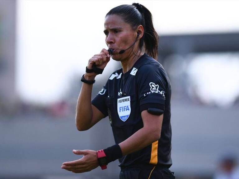 Quetzalli Alvarado será la central encargada del juego de vuelta de la Final Liga MX Femenil. Foto vía: (@FMF)