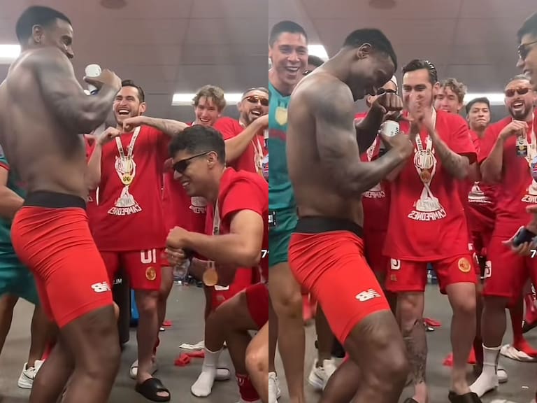 Barbosa y Helinho protagonizan imprudente festejo tras ganar el Campeón de Campeones ante el América