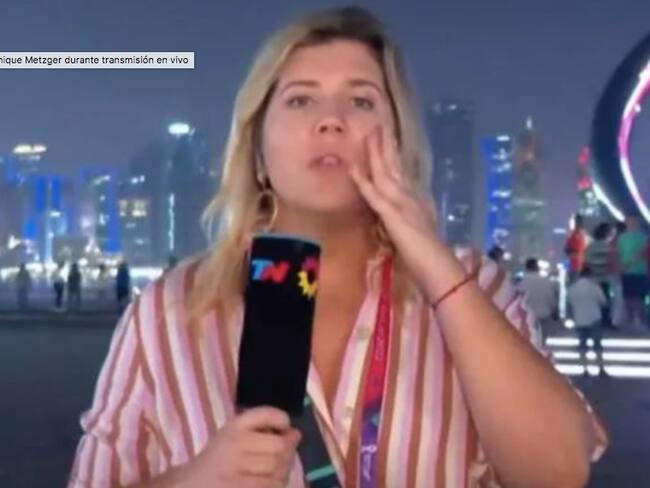 Qatar 2022: Le robaron su celular a periodista en un enlace y esta fue su reacción