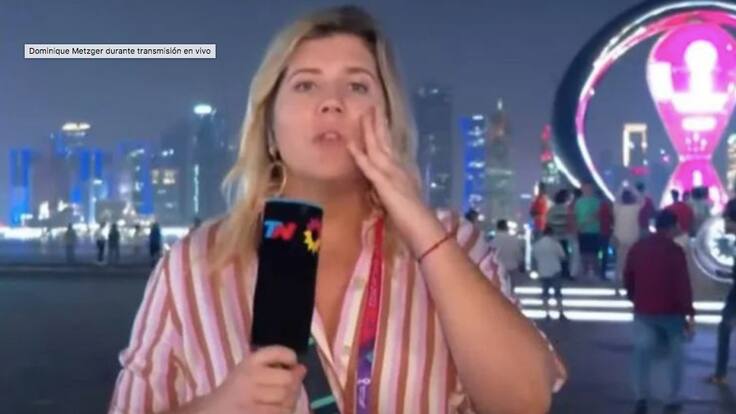 Qatar 2022: Le robaron su celular a periodista en un enlace y esta fue su reacción