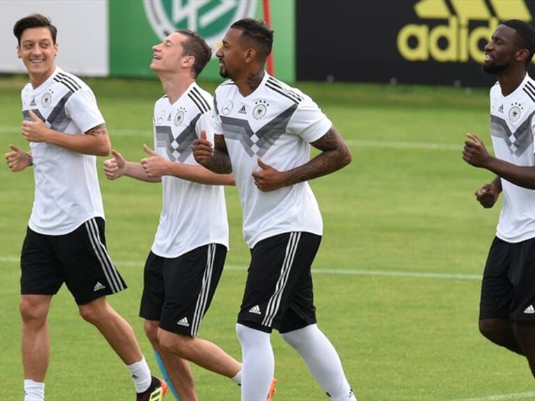 Entrenamiento de la selección alemana. Foto: W Deportes