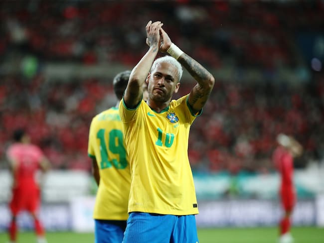 Brasil goleó a Corea del sur con 2 de Neymar
