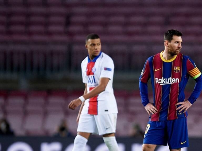 Messi y Mbappé. Foto: Getty Images