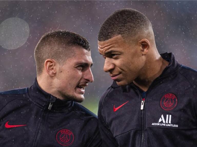 Verratti y Mbappé PSG. Foto: Getty Images