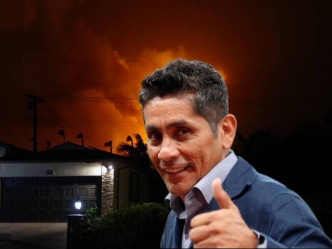 Jorge Campos afectado por los incendios en California