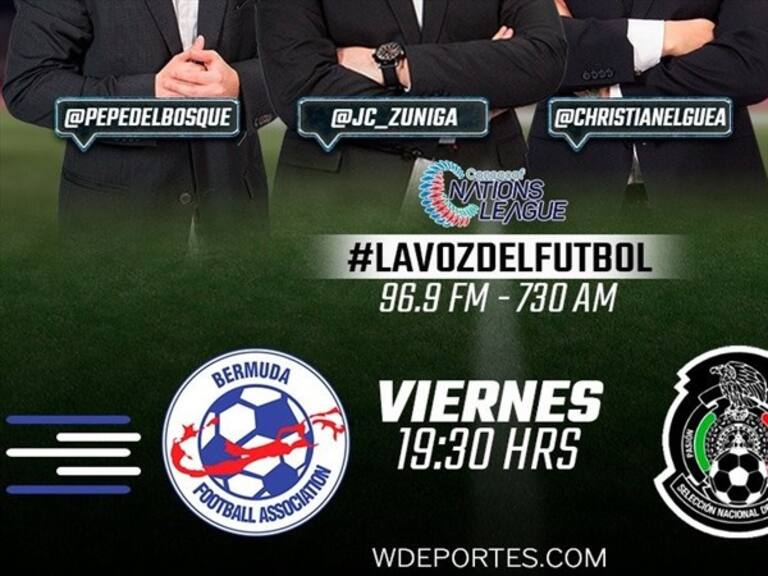 Bermudas vs México. Foto: