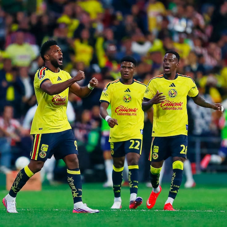 ¡Partidazo! América empató el Clásico Nacional gracias al doblete de Miguel Borja
