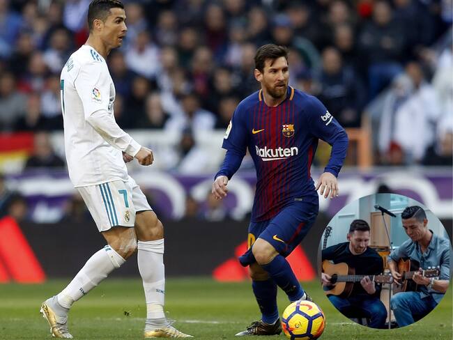 Cristiano Ronaldo y Lionel Messi se juntan en un duelo de guitarra, ¡Te contamos todo aquí!