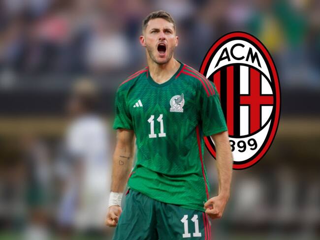 ¿Santi Giménez al AC Milan? La foto que adelantaría su llegada