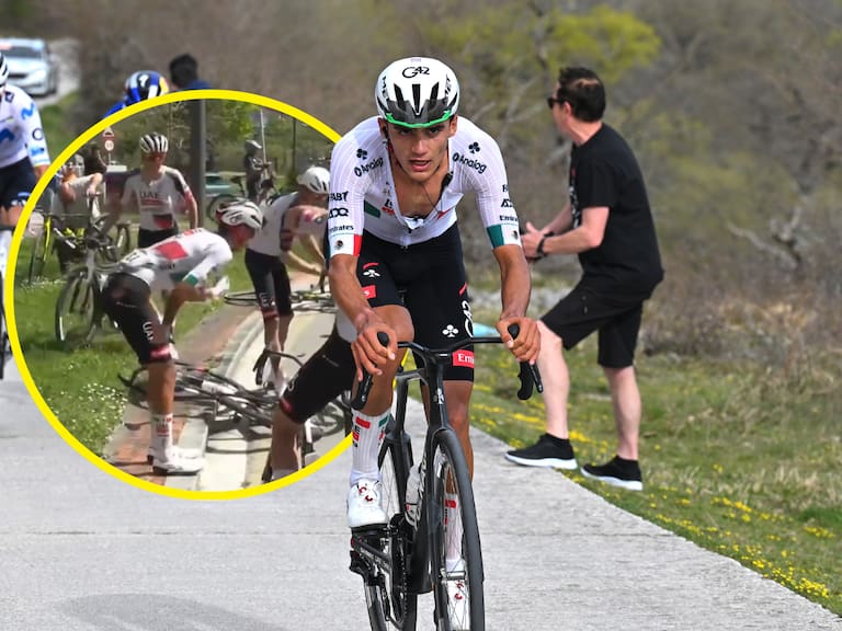 Isaac del Toro sufre caída y le ocasiona lesión