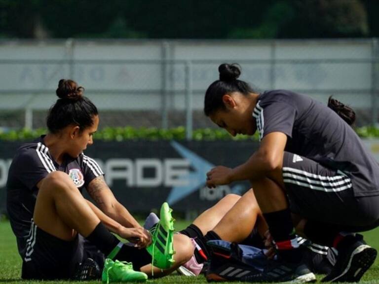 Stephany Mayor entrenando. Foto: Twitter @miseleccionmx