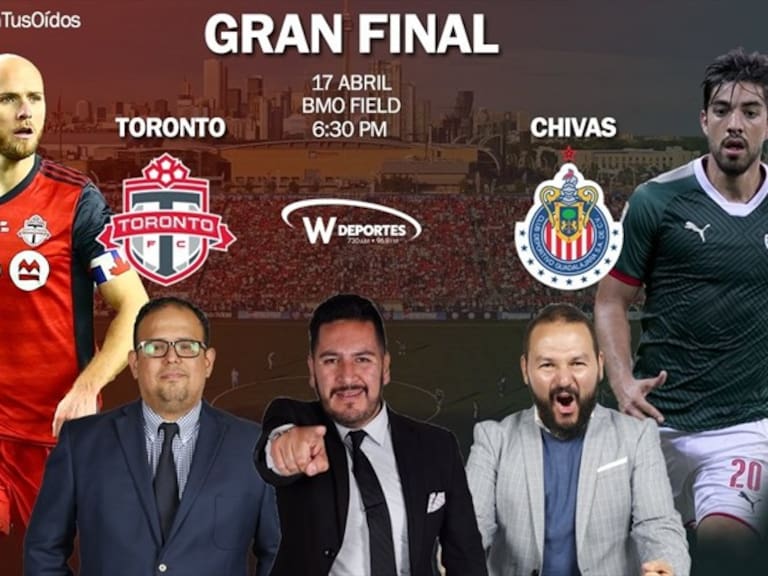 Chivas vs Toronto, Concacaf Liga de Campeones . Foto: W Deportes