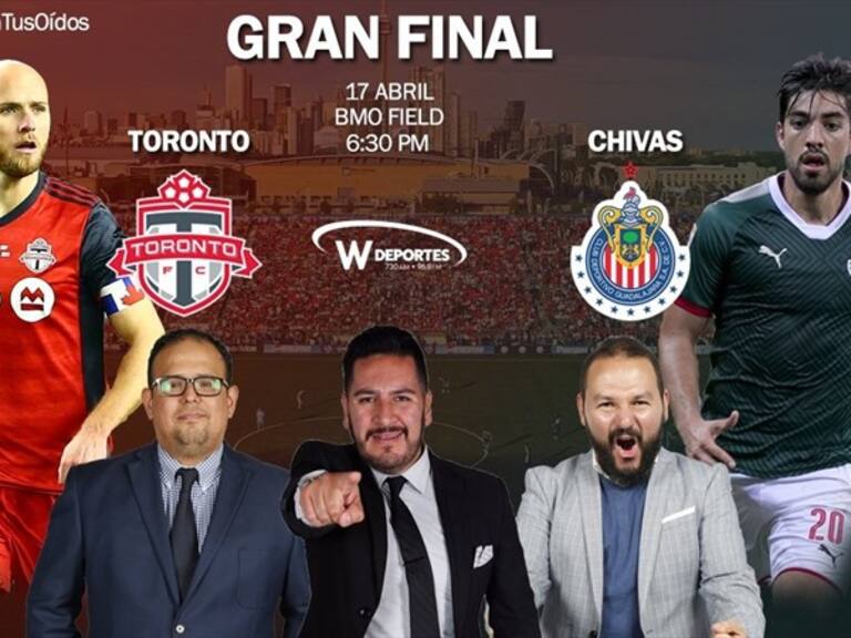 Chivas vs Toronto, Concacaf Liga de Campeones . Foto: W Deportes