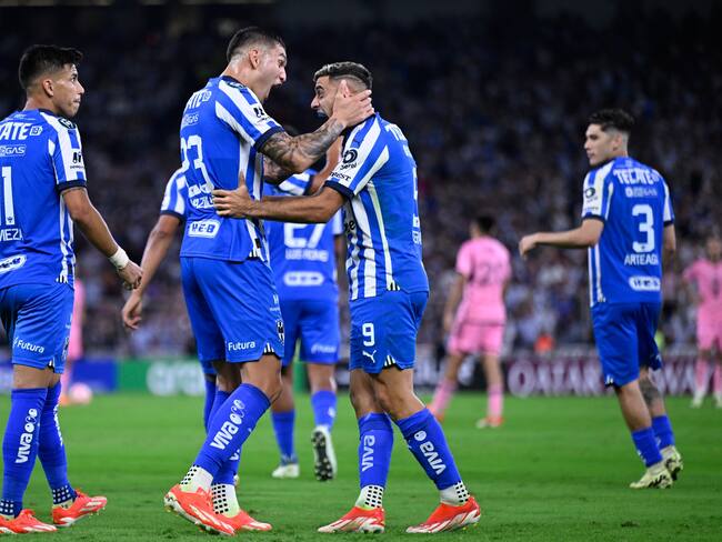 Monterrey goleó al Inter Miami y avanza a las semifinales de la Concachampions