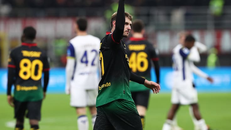 Santi Giménez marca su primer gol con Milan en la cancha de San Siro, y le da el triunfo a los Rossoneri VIDEO