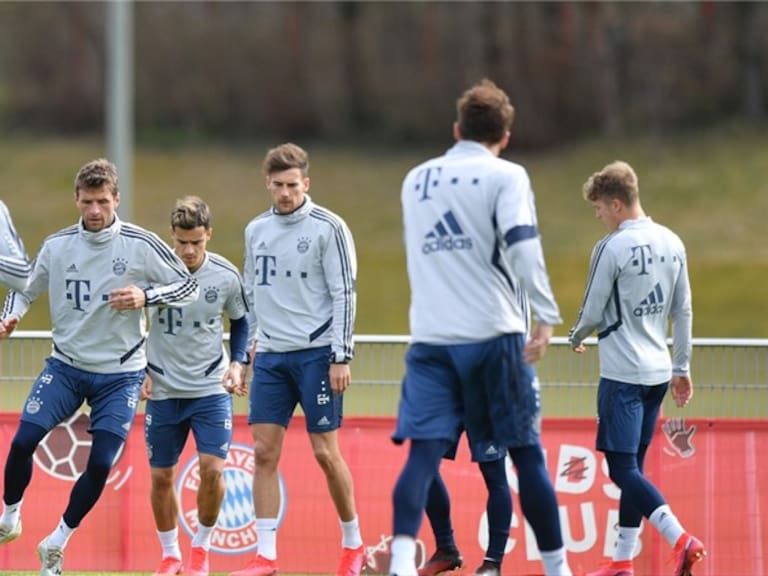 Entrenamiento del Bayern Munich. Foto: Getty Images
