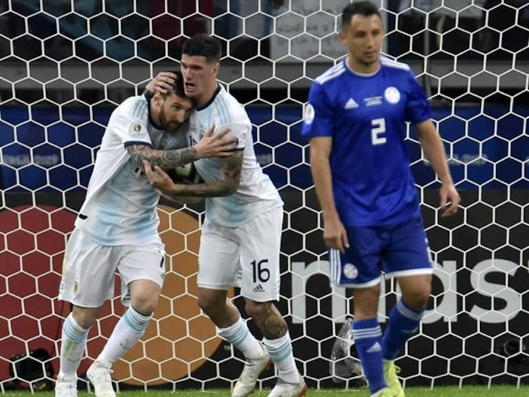 Messi empató el partido ante Paraguay. Foto: Getty Images