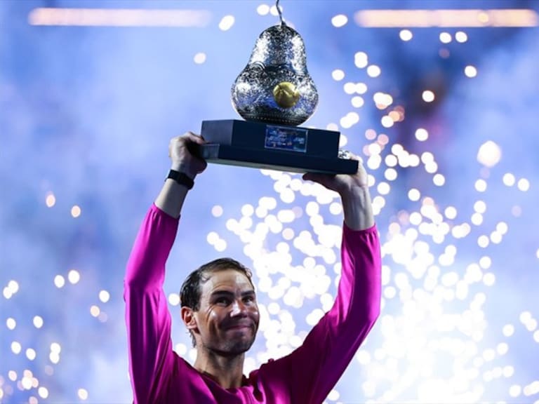 Rafael Nadal ganó el Abierto Mexicano. Foto: Getty