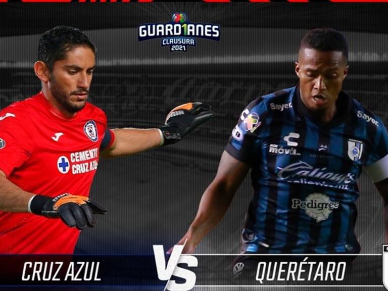 Cruz Azul vs Querétaro. Foto: W Deportes