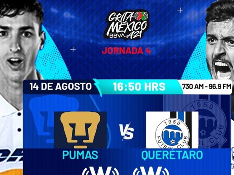 Pumas Liga MX. Foto: wdeportes