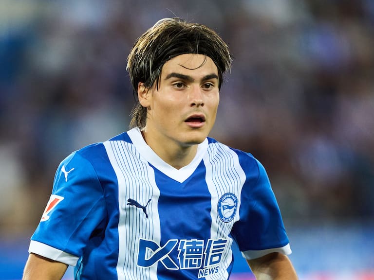 Luka Romero con el Deportivo Alavés