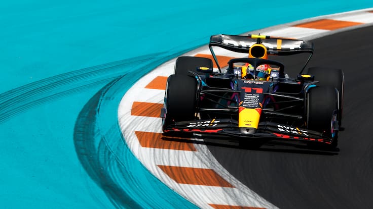 Checo Pérez terminó en 11 en la primera práctica libre del GP de Miami