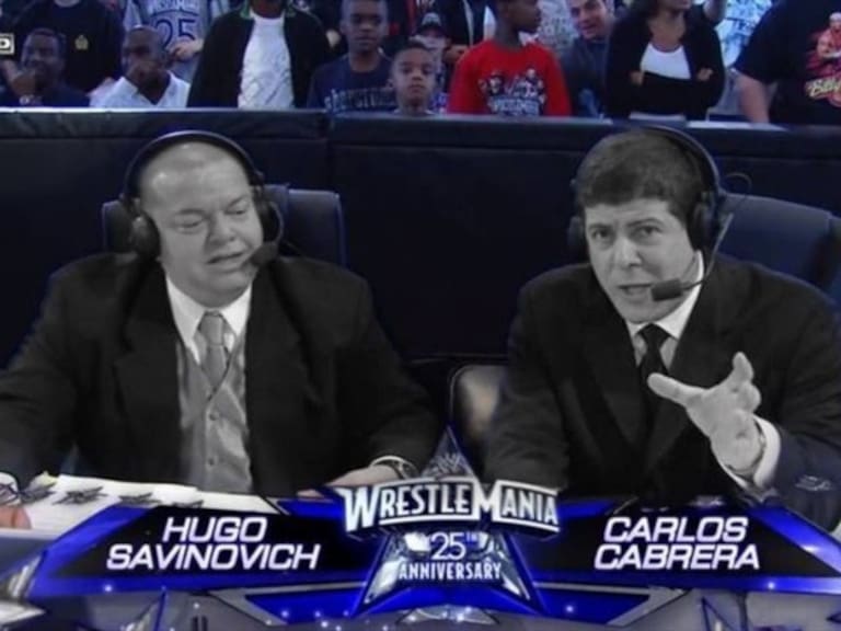 Hugo Savinovich y Carlos Cabrera. Foto: WWE