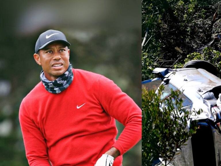 Tiger Woods accidente. Foto: Especial / Getty Images