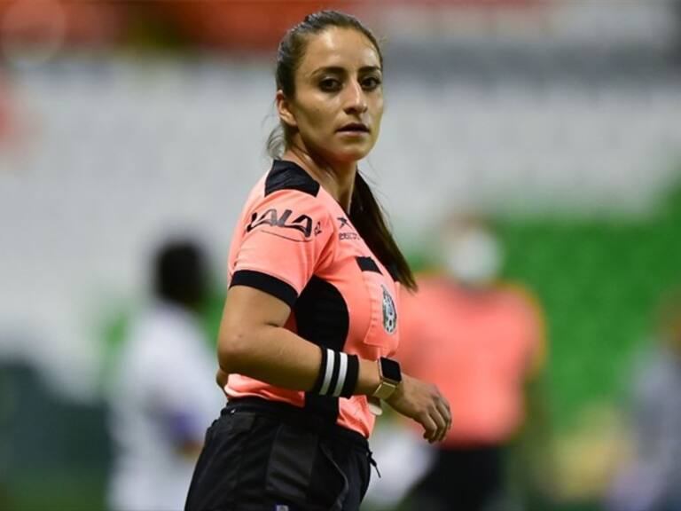 Valeria Andrade en el León vs Mazatlán Femenil. Foto: MexSport