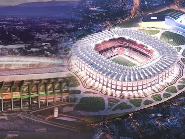 Estadio Azteca: Imágenes de cómo se verá remodelado para el Mundial 2026; será de los más modernos del mundo.