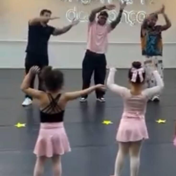 Neymar se vuelve viral tras bailar ballet en la presentación de su hija Mavie | VIDEO