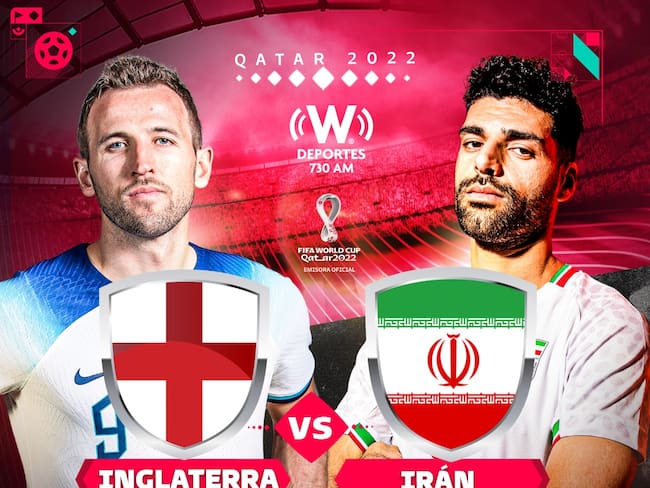 Inglaterra vs Irán: Cuándo, a que hora, dónde ver y escuchar el partido de la Jornada 1 del Mundial de Qatar 2022