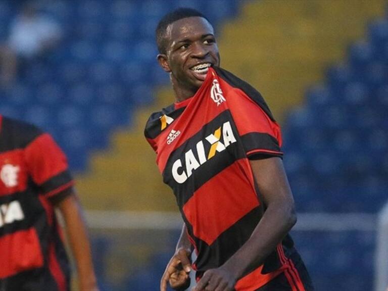 Vinicius Jr jugador del Flamengo. Foto: