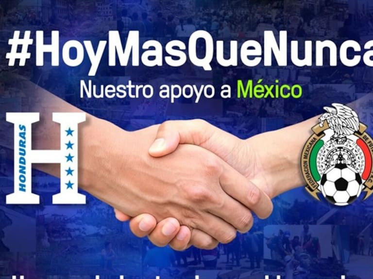 Honduras apoya a México: Twitter. Foto: