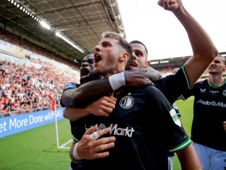 Santiago Giménez volvió a marcar gol y Feyenoord es campeón de la Supercopa de Países Bajos