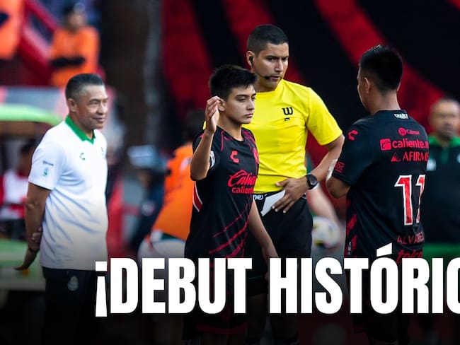 Gilberto Mora se convierte en el jugador más joven de Xolos en debutar dentro de primera división de Liga MX