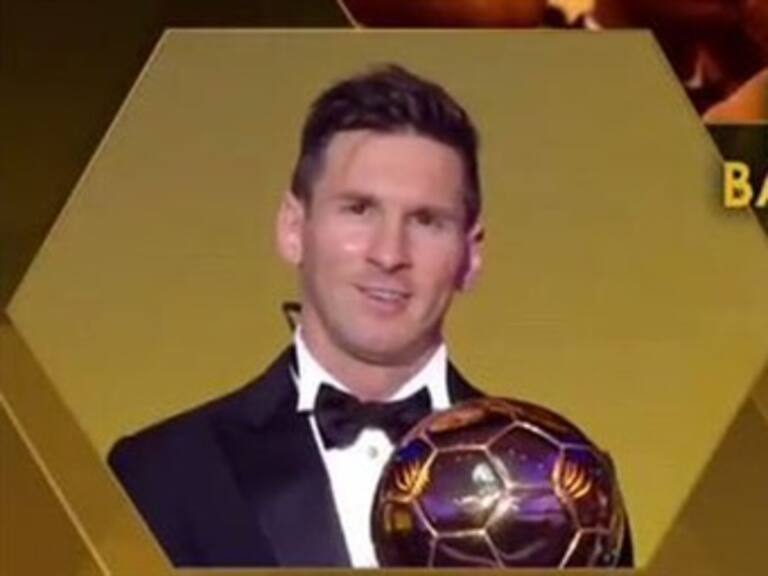 Messi gana su quinto Balón de Oro