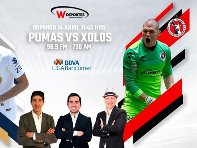Pumas vs Xolos. Foto: WDeportes
