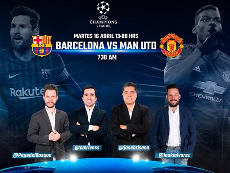 Barcelona vs Manchester. Foto: WDeportes